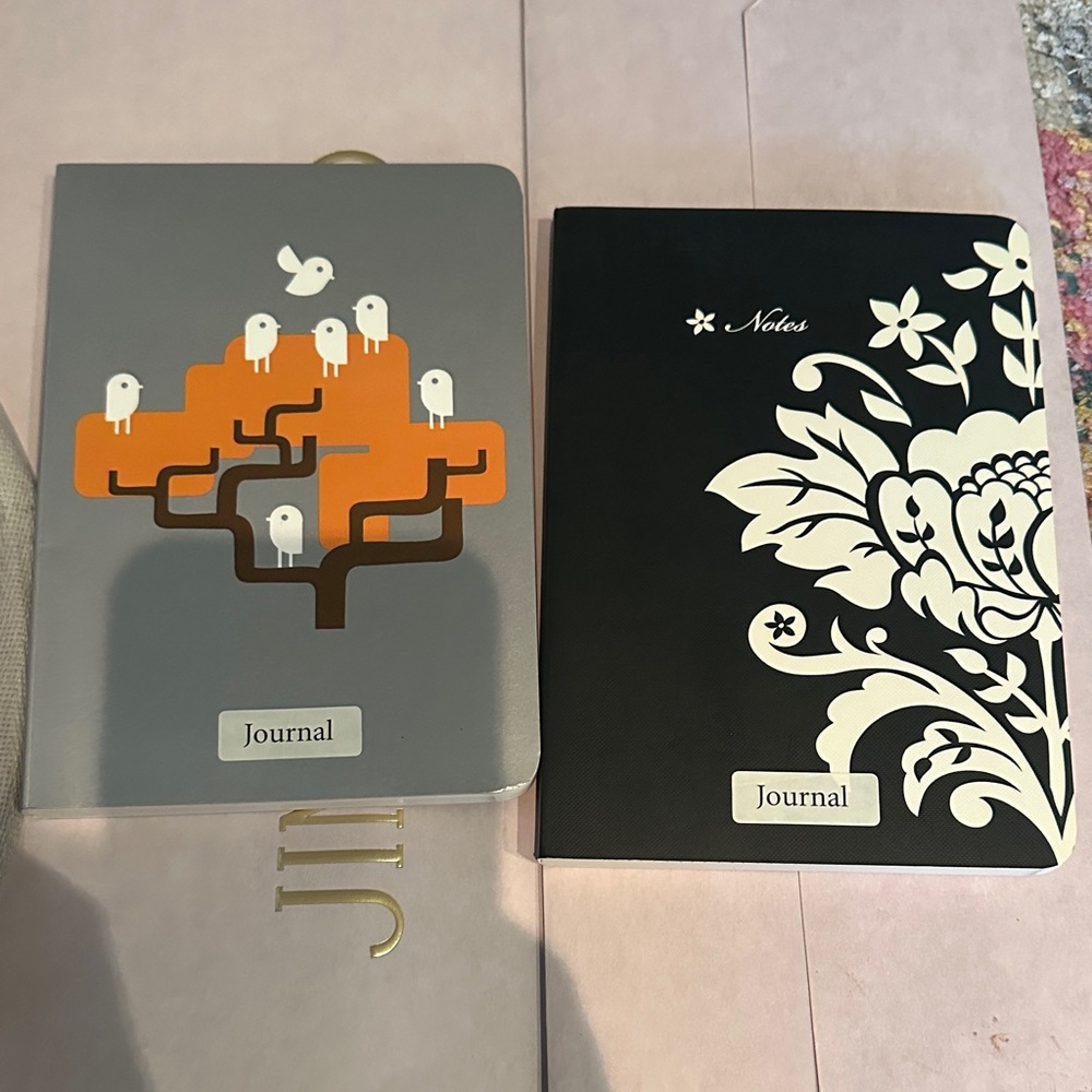 Hallmark gray  and Black Journals Set